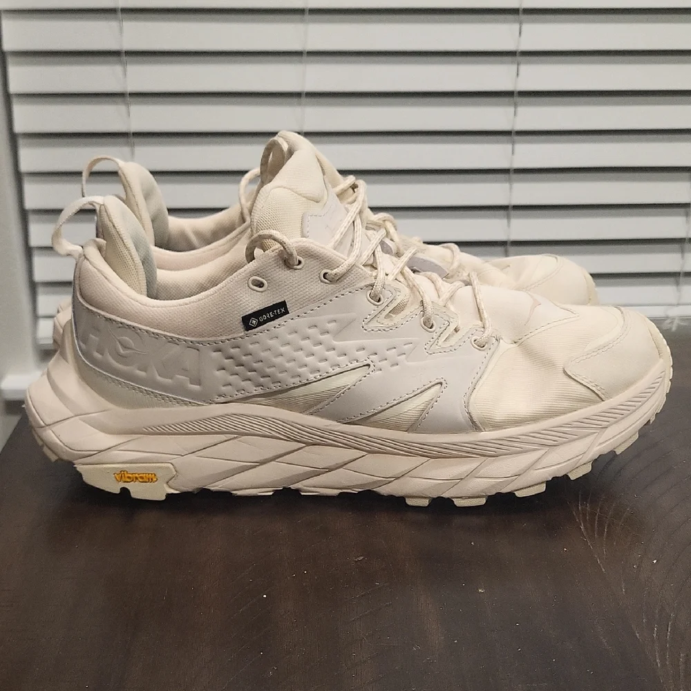 Hoka One One Men's Athletic Sneakers in Off-White/Cream